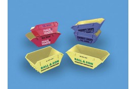 Yellow Skips - Unnamed x 2 OO Scale